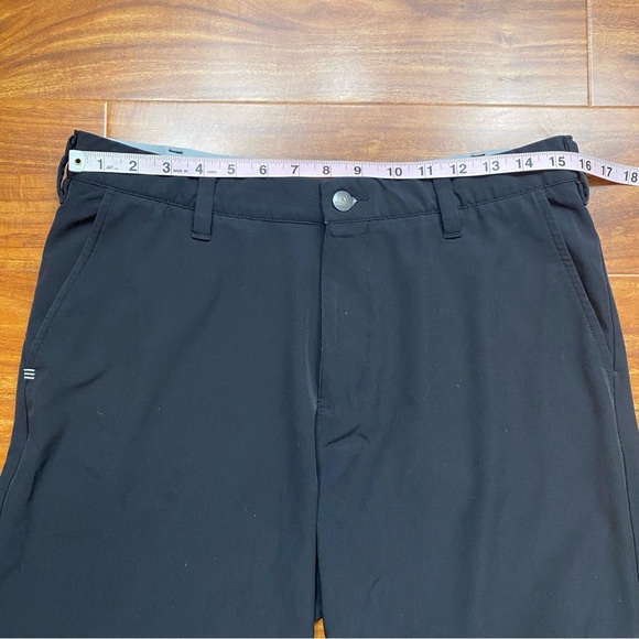 Adidas Men's Black Gray Hybrid 9" Shorts Size 32 Golf Country Club Athleisure - Picture 10 of 13